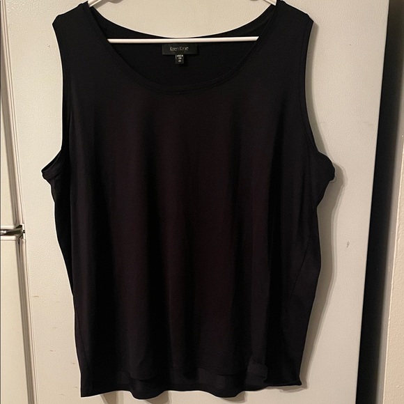 Karen Kane 2X Classic Black Tank Top - Picture 1 of 6